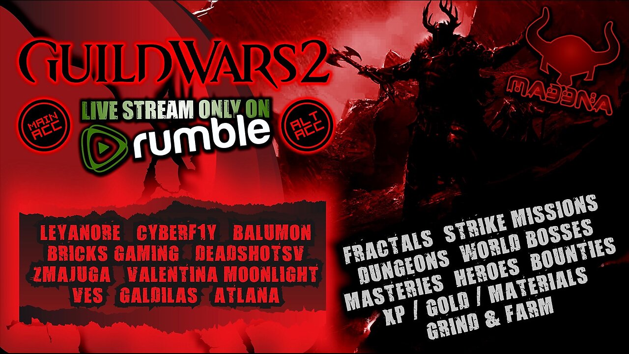 GUILD WARS 2 MASH UP 07 COOP ft Leyanore, BaLuMon & Cyberf1y