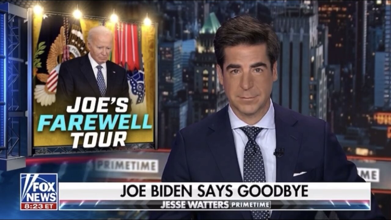 Biden’s on a farewell tour and he’s ending his presidency the same way he started it…