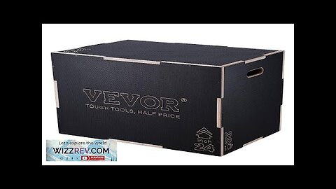 VEVOR 3 in 1 Plyometric Jump Box 30/24/20 Inch Wooden Plyo Box Review