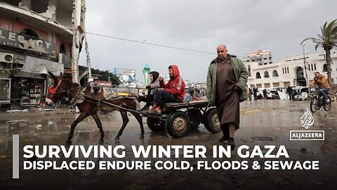 Gaza's displaced endure cold, floods, and sewage as winter worsens humanitarian crisis