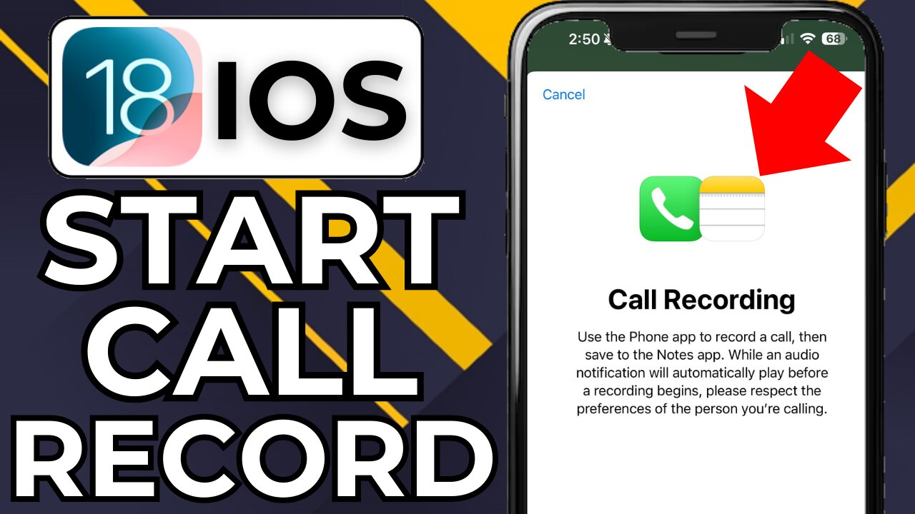 HOW TO ACTIVATE CALL RECORDING ON IPHONE IOS 18