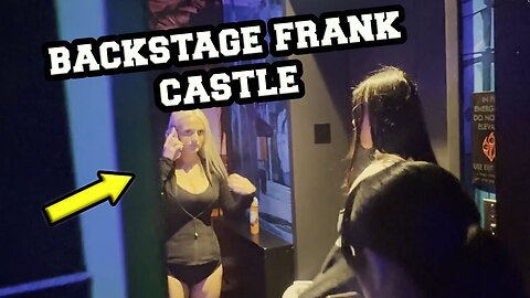 Castle Club Clips White OF Gets FRANK CASTLE Backstage