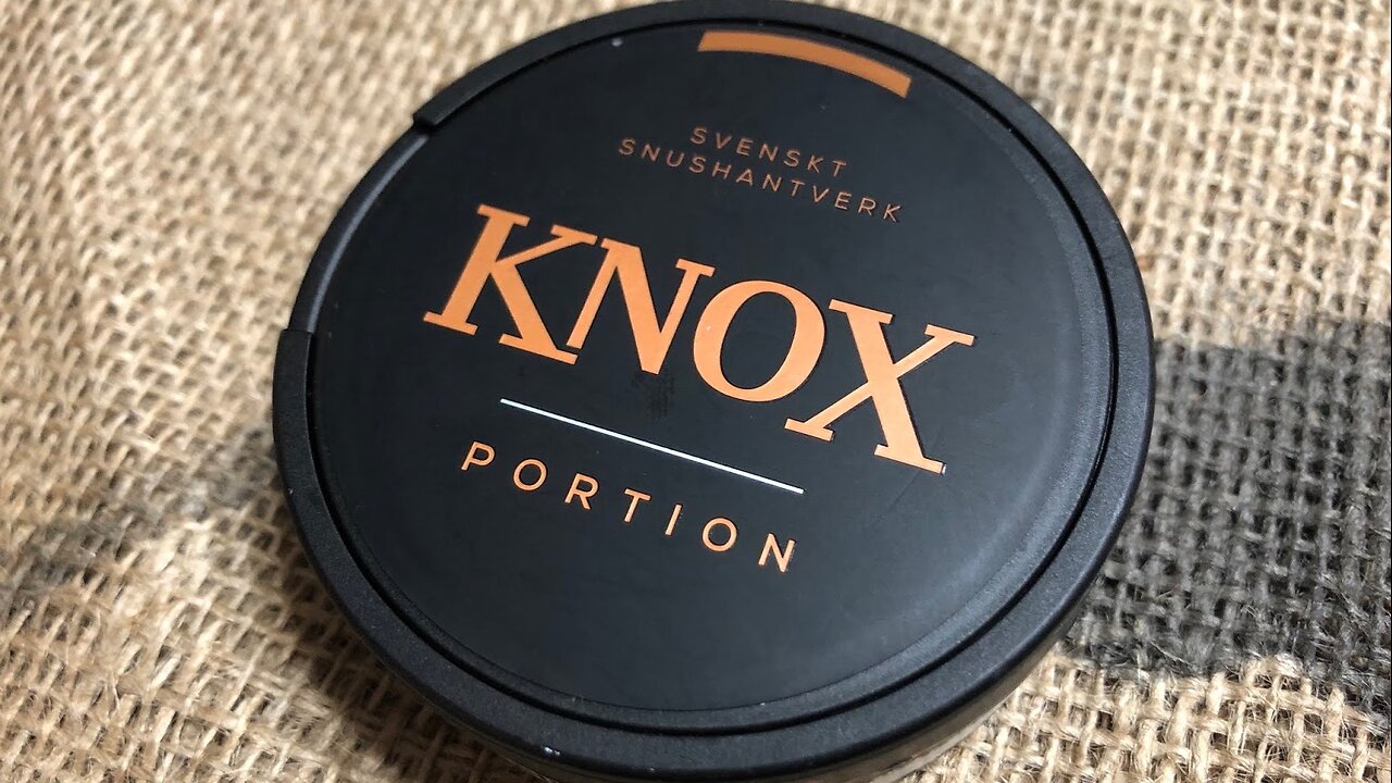 Knox Original Portion Snus Review