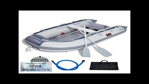 VEVOR Inflatable Dinghy Boat 4-Person Transom Sport Tender Boat with Marine Wood Review