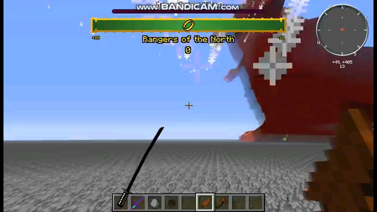 Minecraft mob battle Godzilla vs spider titan