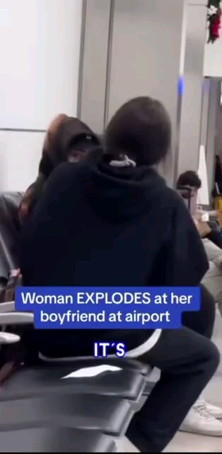 Lunatic Freak out at airport