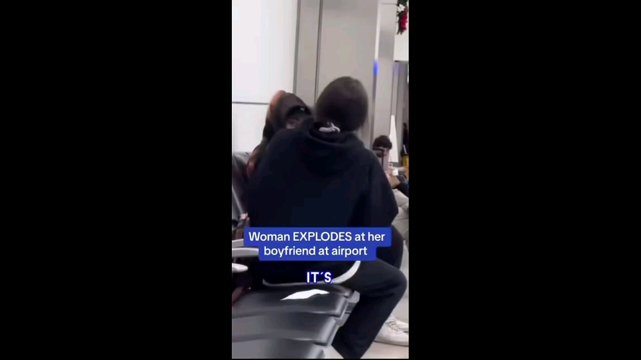 Lunatic Freak out at airport