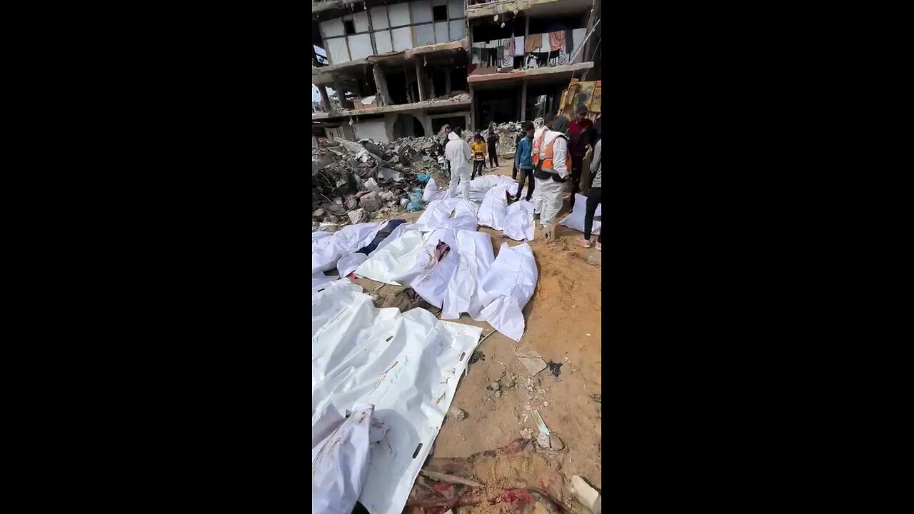 Mass Grave Recovery in Gaza