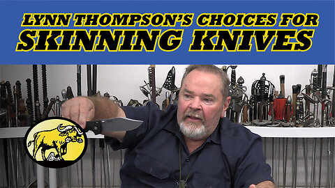 Lynn Thompson Founder of Cold Steel Knives Discussing Skinning Knives