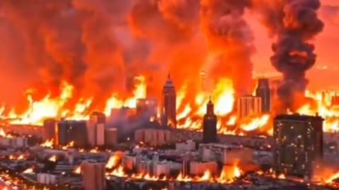 Fire in Los Angeles, United States