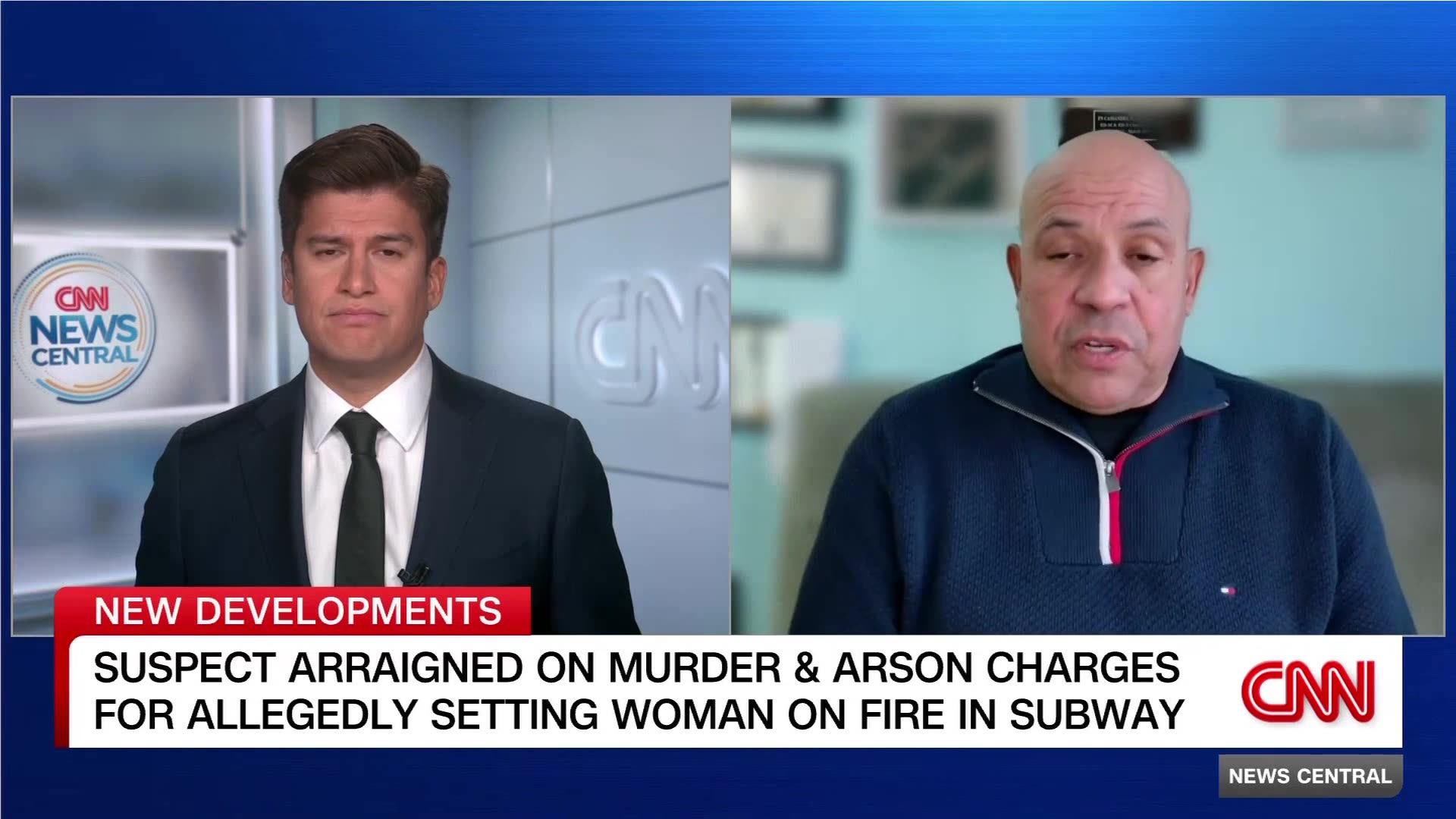 Suspect in fatal New York subway burning of passenger arraigned in court