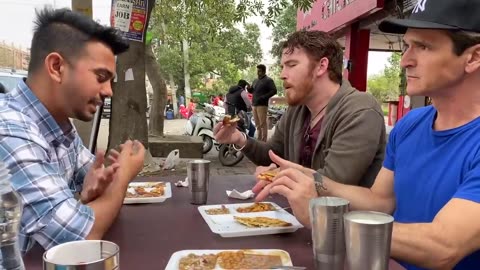 "Americans Try Punjabi Food in Amritsar – Mind-Blowing First Reaction!"