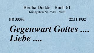 BD 5539a - GEGENWART GOTTES .... LIEBE ....