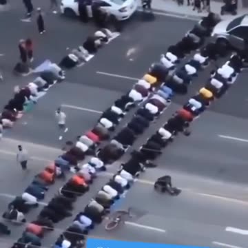 Moooslims in Canada blocking motorists on their way to work. Is America next???