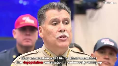 LA SHERIFF ADMITS THE DEPOPULATION CONVERSATION IS CONTINUOSLY COMING UP IN GOVERNMENT MEETINGS