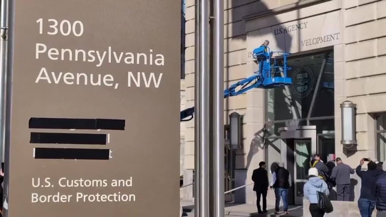 USAID - Name Comes Off The Building