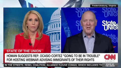 Tom Homan: "I've forgotten more about immigration law than AOC will ever know."