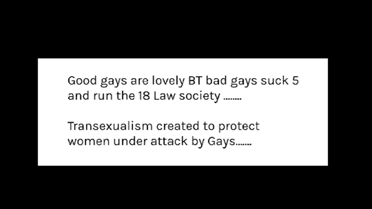 All Non Gays under attack