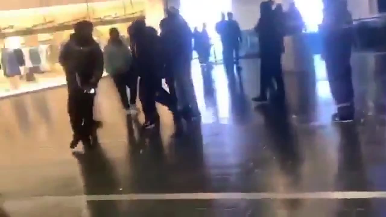 Open machete wars outside Westfield shopping centre in Sadiq Khan's "Modern London" this week.