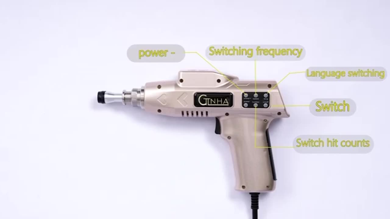 Chiropractor Device Spine Adjuster Chiropractic Gun Digital 1200 N