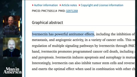 Man in America - Ivermectin - A Weapon Against Cancer w- Dr. Makis