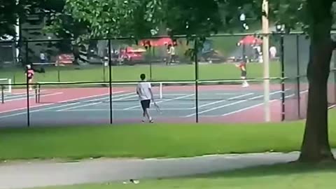 Tennis Players Boston Common Park 2023