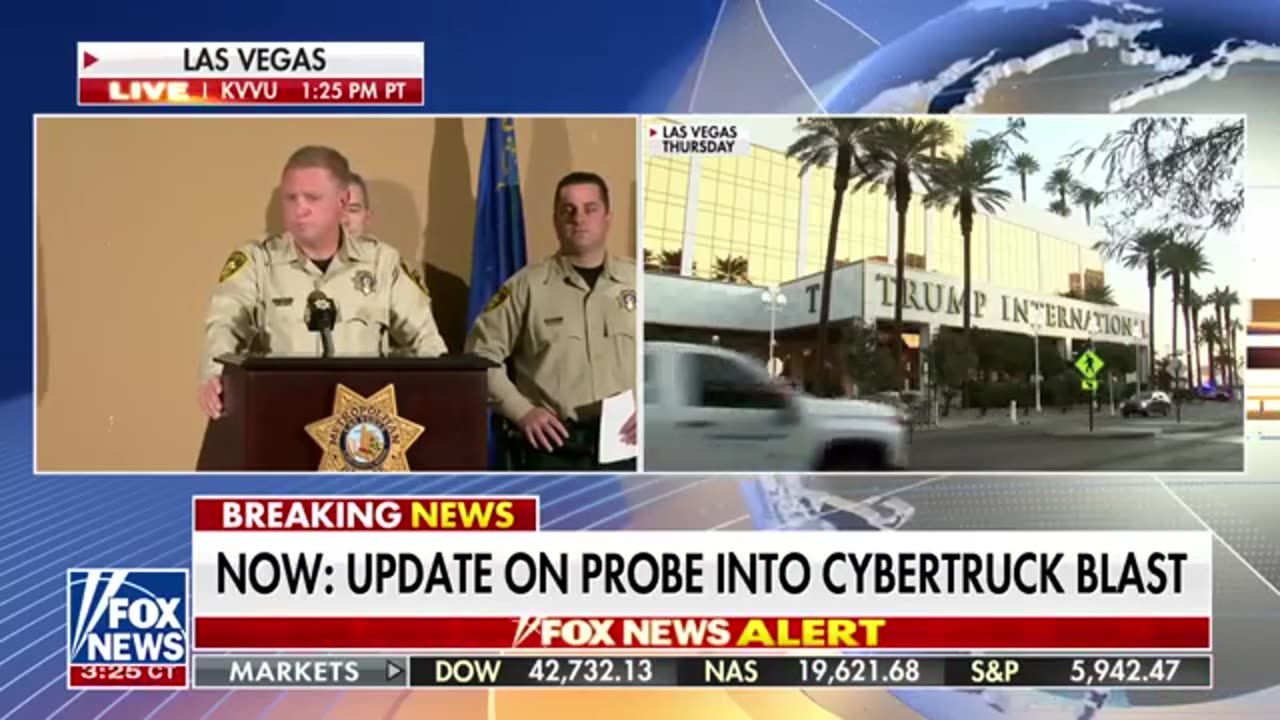 Las Vegas officials address hints at motive in Cybertruck blast