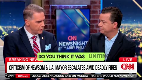 CNN Panelist Squirms as Scott Jennings Exposes Who’s Really Fueling Division Over LA Wildfires