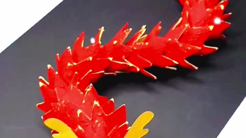 Dragon paper art and craft | paper crafts for kids