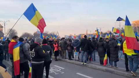 Protest contra anulării alegerilor prezidențiale din 2024 (Global News România; 12.01.2025)3