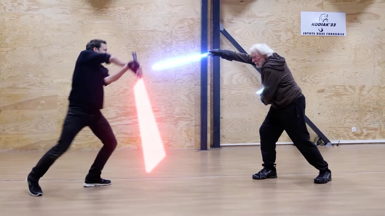 When Grandpa Whips Out TWO Lightsabers...