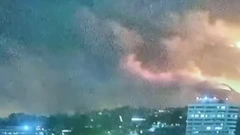 UFO During California Fires -- Get Ready for Project Blue Beam