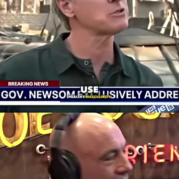 Rogan Reacts to Gavin Newsom's Creepy Speech
