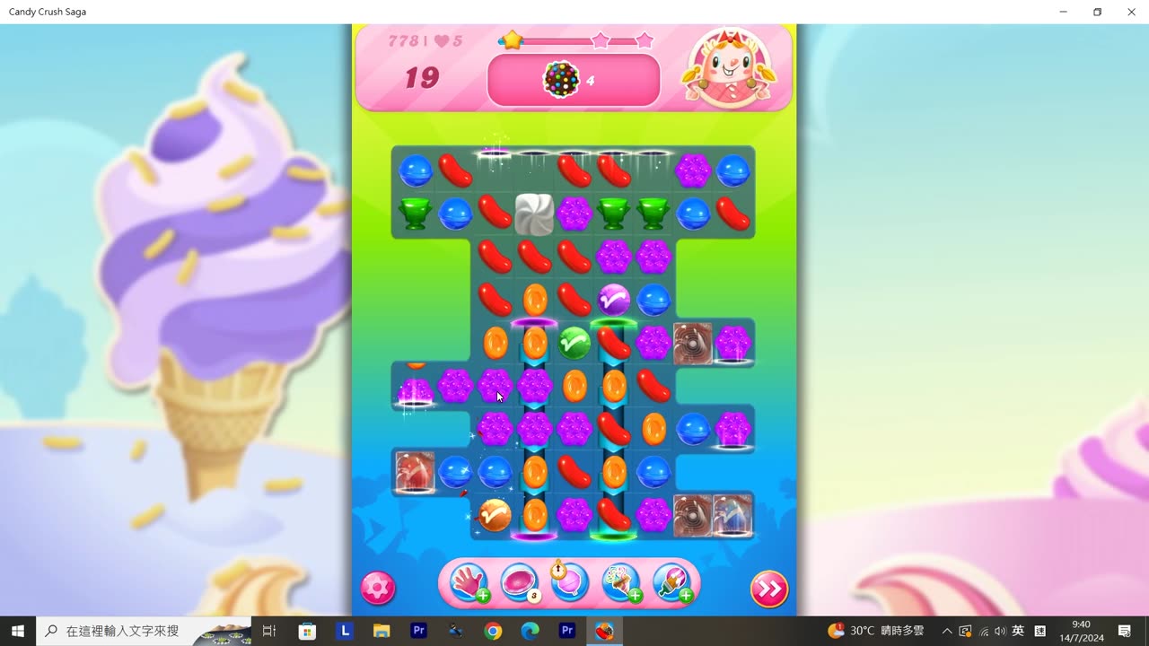 Candy Crush Saga Record (Level 778)