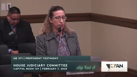 Dr. Christine Drivdahl-Smith gave an incredible testimony before the Montana judiciary yesterday