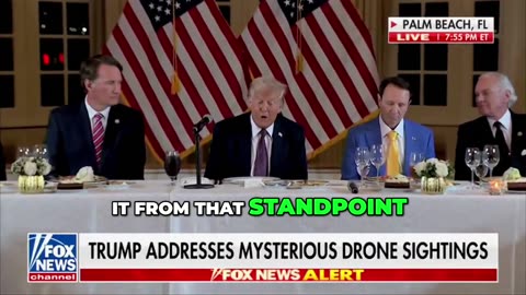 'They Know': Trump Promises Transparency on the Mysterious Drones [WATCH]