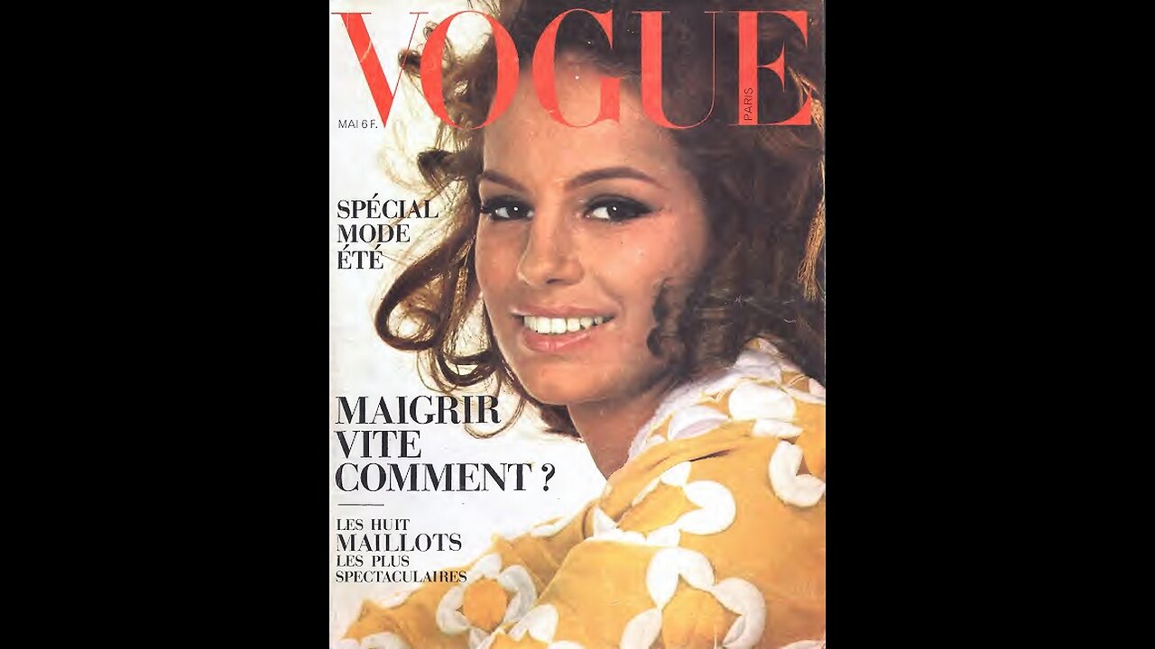 Vogue Magazine 1968, French. Original. Woman and beauty