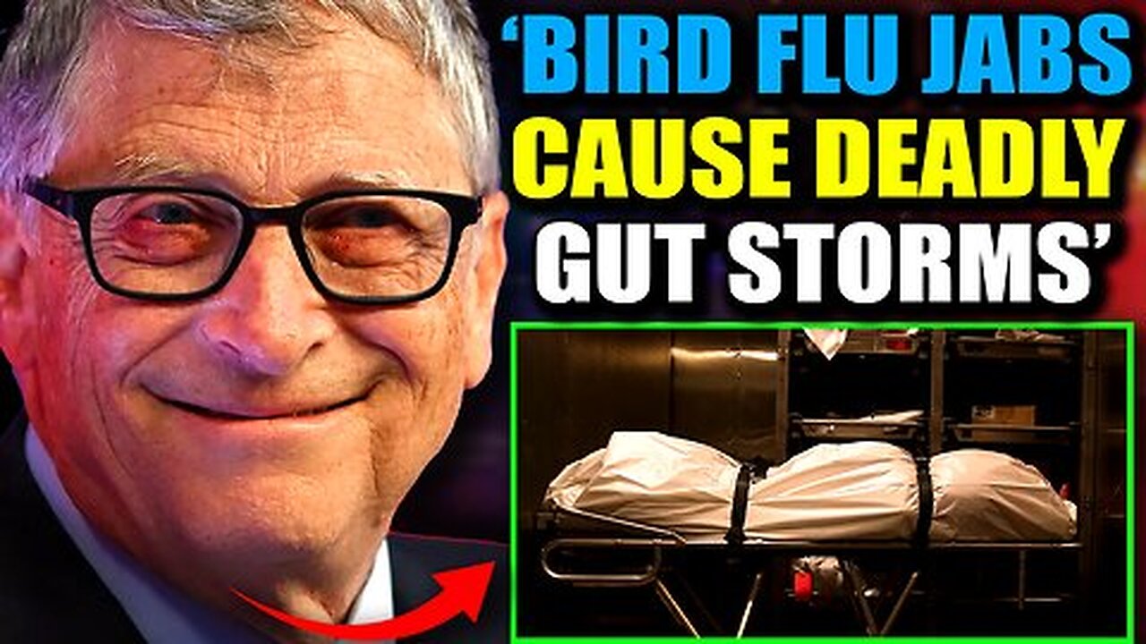 Gates Insider - Bird Flu Jab Causes Gut Storms - Trial Participants - Shat Out Internal Organs