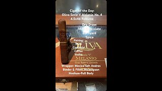 Oliva Serie V Melanio No. 4 4.5x46 Robusto #Short #Shorts #CigarOfTheDay #CigarReview #Reviews