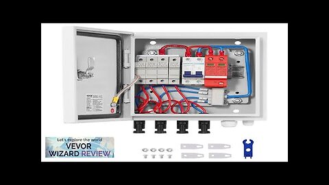 VEVOR Solar PV Combiner Box 4 String 15A for Solar Panel System Review