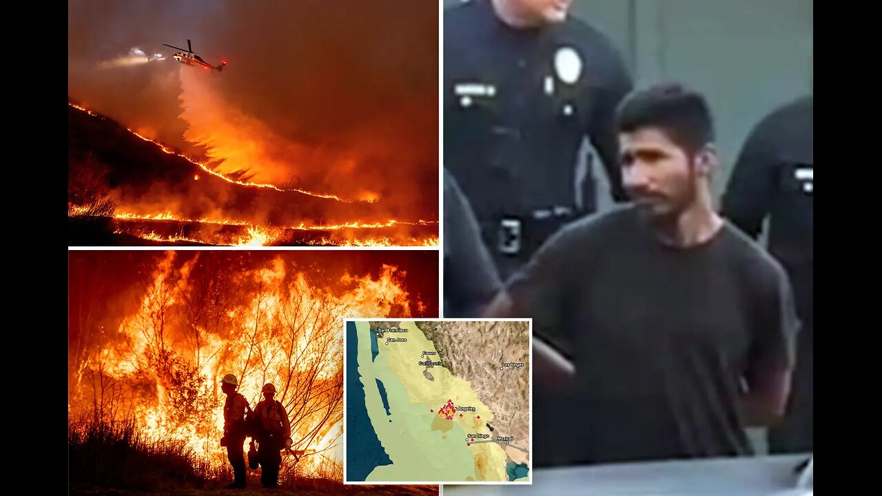 Report: Officials Suspect Arson as Cause of One L.A. Fire, Suspect Detained