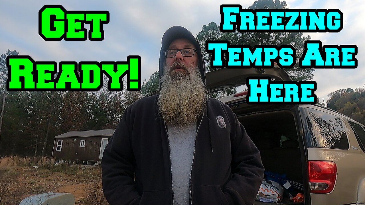 Freezing Temps Tonight! First Winter Test At New Homestead| Boss Hogg, Washing Machine