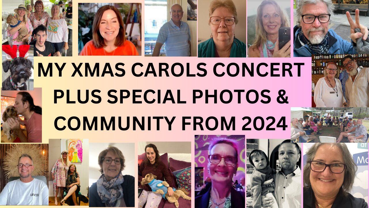 OUR CHRISTMAS CAROLS CONCERT (EXCERPTS) PLUS SPECIAL PHOTOS & MY COMMUNITY in 2024 (are u in here?)