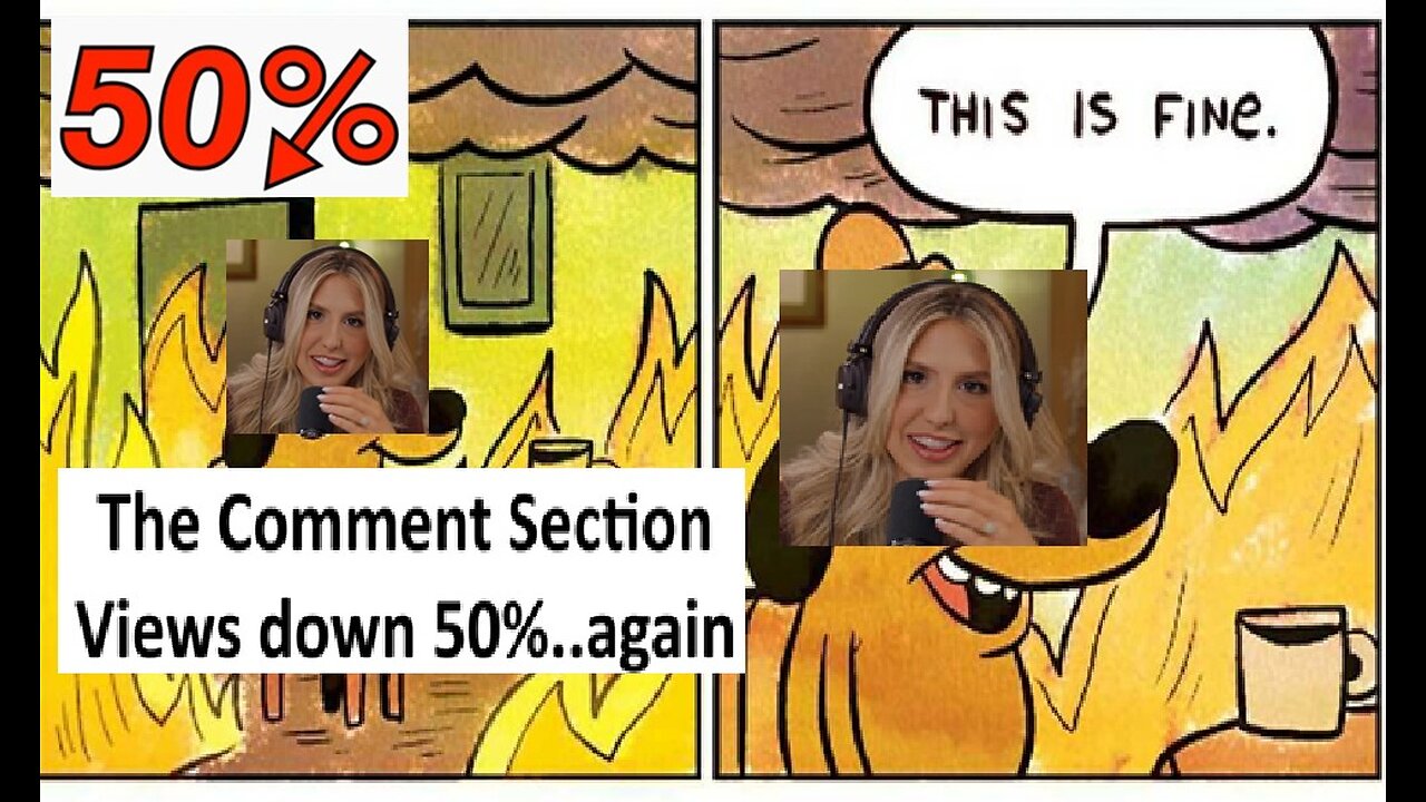 The Comments Section another 30 days another 50% drop, statistical update