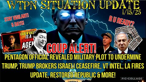 Pentagon plot to undermine Trump adm. revealed, LA fires, VT intel, ceasefire, Rest/Rep. & more.