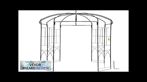 VEVOR Birdcage Shape Garden Arbor 9' High x 6.6' Wide Heavy Duty Review