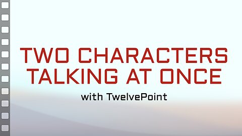 Two Characters Talking at Once in Screenwriting