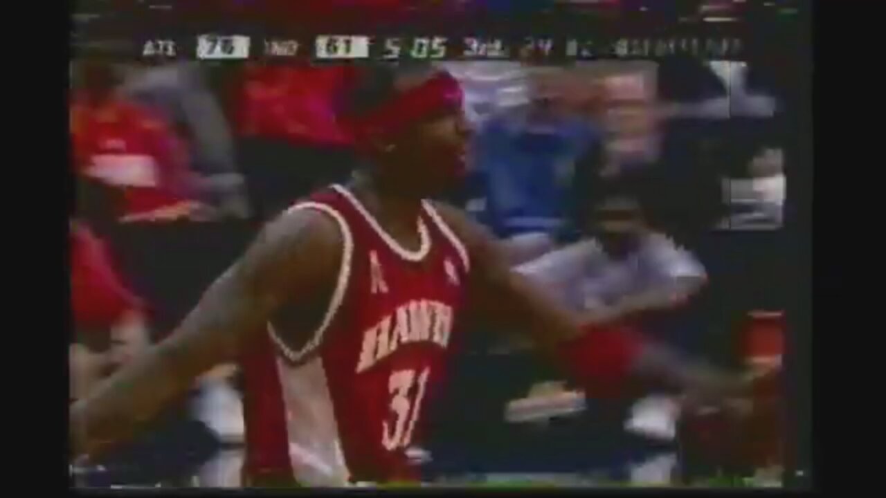 Jason Terry 35 Points 6 Ast @ Pacers, 2001-02.