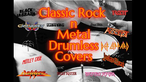 Rock N Metal Drumless Covers " LIVE " By J. Boyle #drumcover #cover #fyp