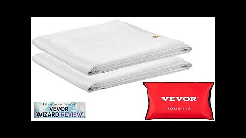 VEVOR Fire Blankets 2 Pack Welding Blankets 8' x 10' Fire Suppression Review